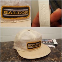 Vintage HUGE PATCH Baldor All Mesh K Brand Products Made in the USA 's AD hat  eb-45443867